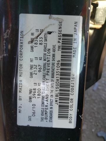 Photo 10 from auction – 2010 MAZDA 3 I with VIN JM1BL1SG0A1351096
