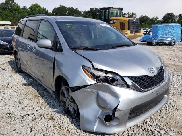 TOYOTA SIENNA SE 2017 with VIN 5TDXZ3DC7HS777732 - Photo from auction