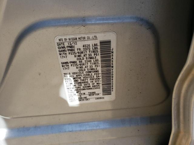Photo 10 from auction – 2013 NISSAN ROGUE S with VIN JN8AS5MV0DW623692