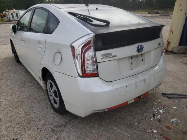 Photo 3 from auction – 2012 TOYOTA PRIUS with VIN JTDKN3DU3C1503867