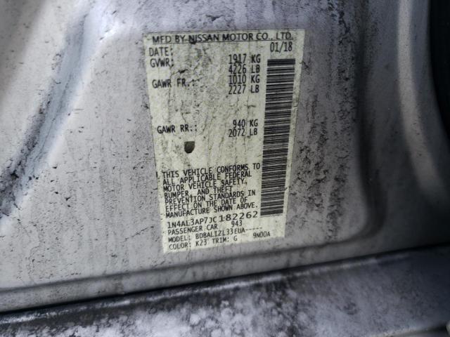 Photo 10 from auction – 2018 NISSAN ALTIMA 2.5 with VIN 1N4AL3AP7JC182262