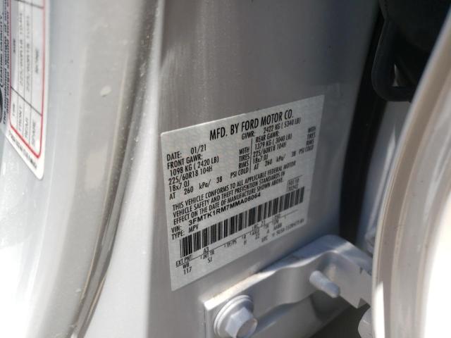 Photo 10 from auction – 2021 FORD MUSTANG MA with VIN 3FMTK1RM7MMA08064