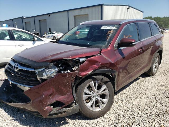 Photo 2 from auction – 2014 TOYOTA HIGHLANDER with VIN 5TDJKRFH1ES034887