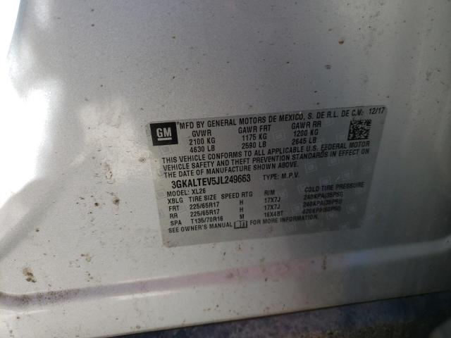 Photo 10 from auction – 2018 GMC TERRAIN SL with VIN 3GKALTEV5JL249663