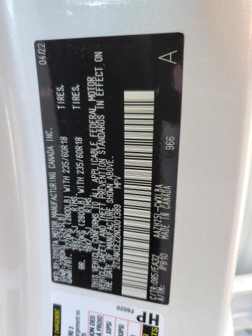 Photo 10 from auction – 2022 LEXUS NX 350H with VIN 2T2AKCEZ2NC001389