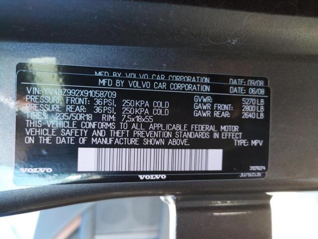 Photo 10 from auction – 2009 VOLVO XC70 T6 with VIN YV4BZ992X91058709