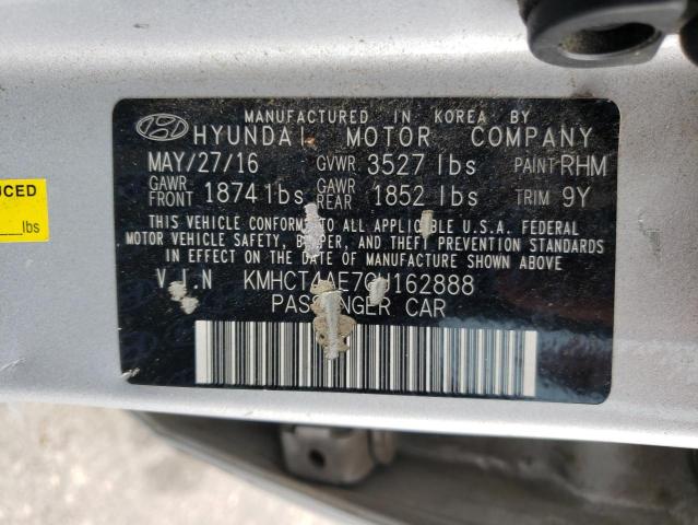 Photo 10 from auction – 2016 HYUNDAI ACCENT SE with VIN KMHCT4AE7GU162888