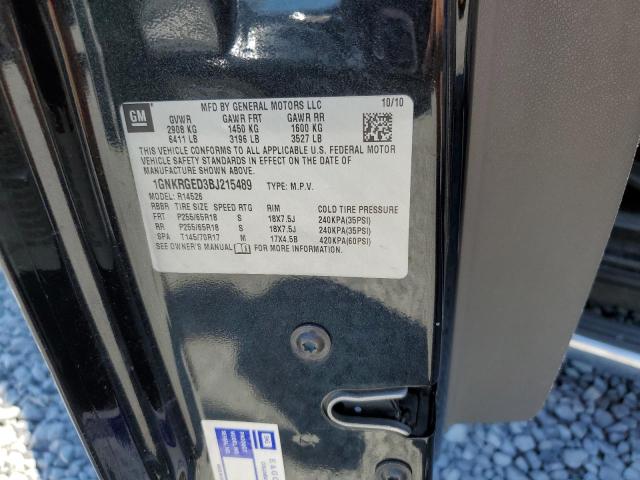 Photo 10 from auction – 2011 CHEVROLET TRAVERSE with VIN 1GNKRGED3BJ215489