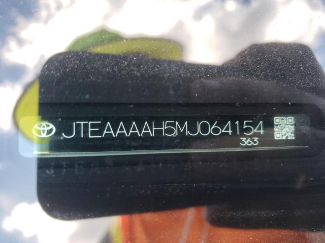 Photo 10 from auction – 2021 TOYOTA VENZA with VIN JTEAAAAH5MJ064154