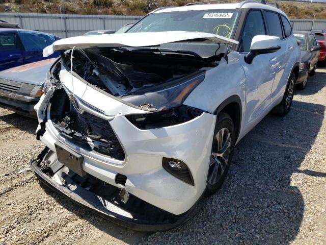 Photo 2 from auction – 2022 TOYOTA HIGHLANDER with VIN 5TDHZRAH4NS090646