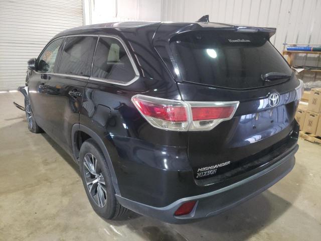 Photo 3 from auction – 2016 TOYOTA HIGHLANDER with VIN 5TDKKRFH4GS502893