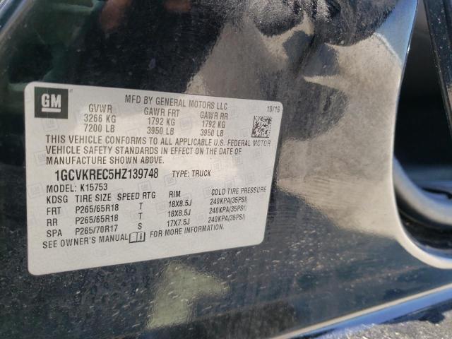 Photo 10 from auction – 2017 CHEVROLET SILVERADO with VIN 1GCVKREC5HZ139748