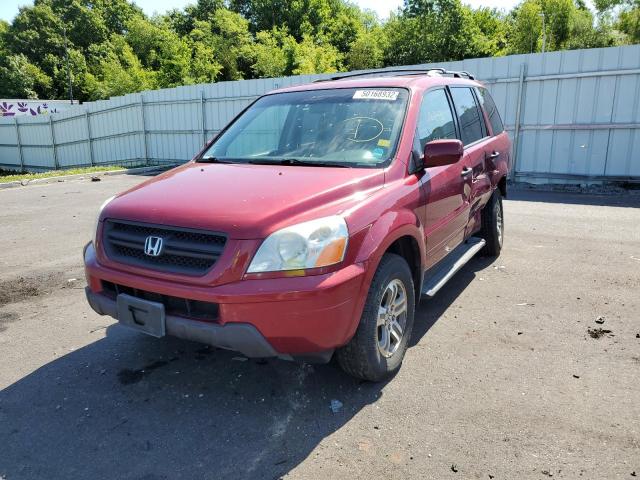 Photo 2 from auction – 2003 HONDA PILOT EXL with VIN 2HKYF18683H514931