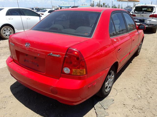 Photo 4 from auction – 2004 HYUNDAI ACCENT GL with VIN KMHCG45C74U500816