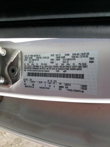 Photo 10 from auction – 2013 FORD ESCAPE SEL with VIN 1FMCU0HXXDUD33822