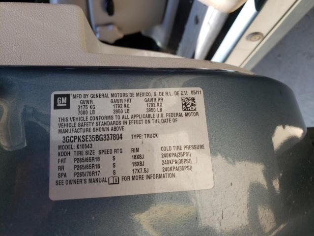 صورة رقم 10 من المزاد - 2011 CHEVROLET SILVERADO مع VIN 3GCPKSE35BG337804