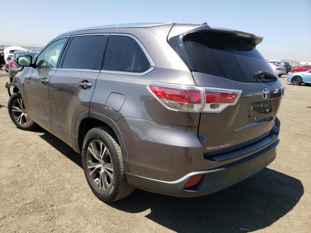 Photo 3 from auction – 2016 TOYOTA HIGHLANDER with VIN 5TDKKRFH0GS504172