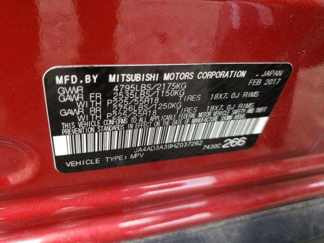 Photo 10 from auction – 2017 MITSUBISHI OUTLANDER with VIN JA4AD3A39HZ037262