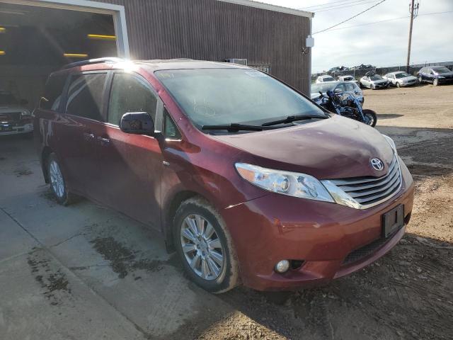 TOYOTA SIENNA XLE 2017 with VIN 5TDDZ3DC9HS168497 - Photo from auction