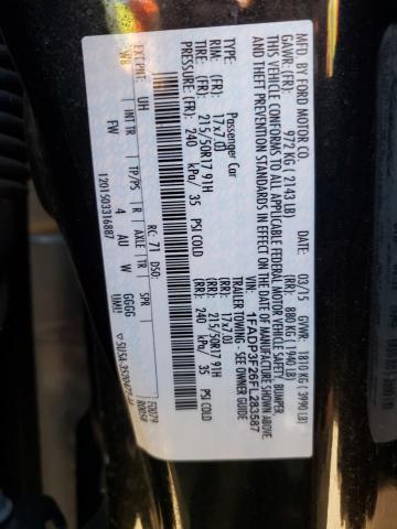 Photo 10 from auction – 2015 FORD FOCUS SE with VIN 1FADP3F26FL283587