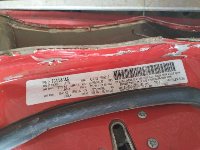 Photo 10 from auction – 2016 RAM 2500 SLT with VIN 3C6UR5JL3GG161162
