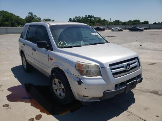 HONDA PILOT LX 2007 with VIN 5FNYF28107B007164 - Photo from auction