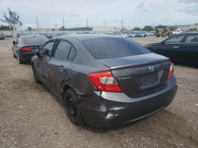 Photo 3 from auction – 2012 HONDA CIVIC LX with VIN 19XFB2F57CE020700