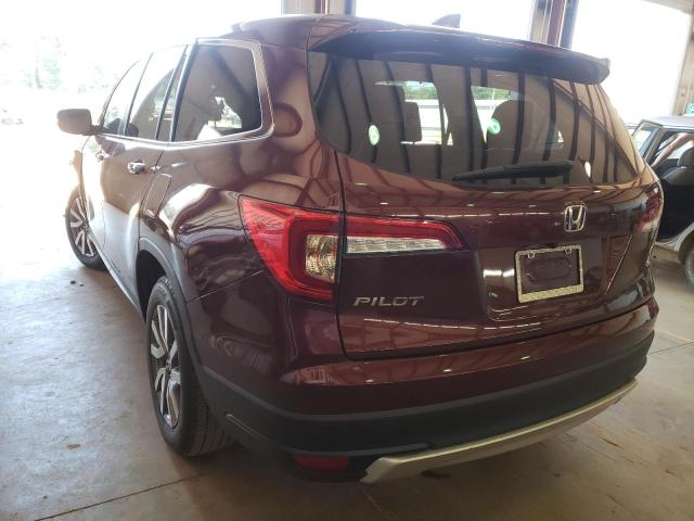 Photo 3 from auction – 2021 HONDA PILOT EXL with VIN 5FNYF5H56MB007394