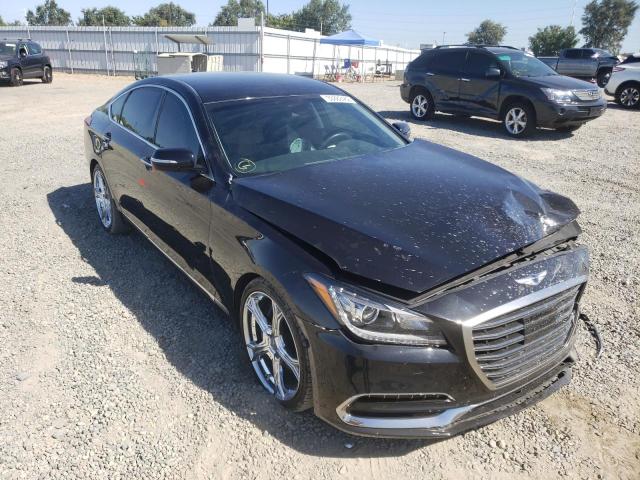 GENESIS G80 BASE 2018 with VIN KMHGN4JE0JU232184 - Photo from auction