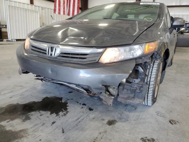 Photo 9 from auction – 2012 HONDA CIVIC LX with VIN 19XFB2F57CE021491