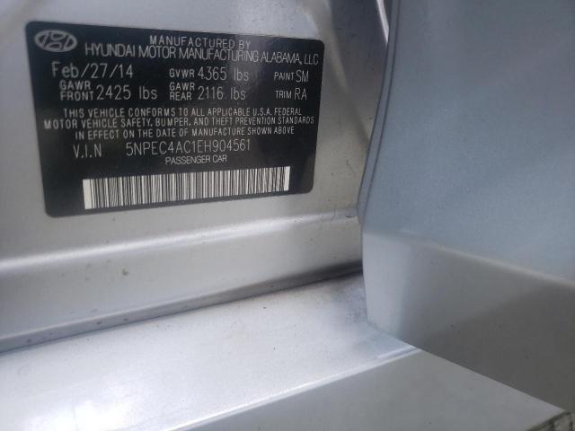 Photo 10 from auction – 2014 HYUNDAI SONATA SE with VIN 5NPEC4AC1EH904561