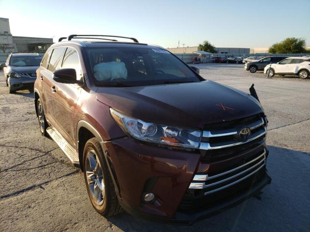 TOYOTA HIGHLANDER 2018 with VIN 5TDDZRFH7JS853115 - Photo from auction