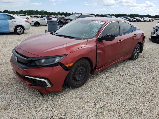 Photo 2 from auction – 2019 HONDA CIVIC LX with VIN 19XFC2F60KE009896
