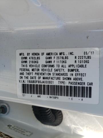 Photo 10 from auction – 2018 ACURA TLX TECH+A with VIN 19UUB3F66JA000901