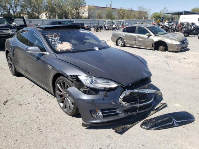 TESLA MODEL S 2016 with VIN 5YJSA1E41GF129898 - Photo from auction