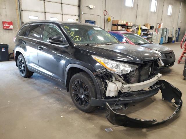 TOYOTA HIGHLANDER 2016 with VIN 5TDDCRFH7GS015256 - Photo from auction