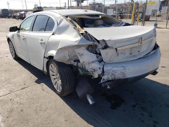 Photo 3 from auction – 2009 LINCOLN MKS with VIN 1LNHM93R79G614355