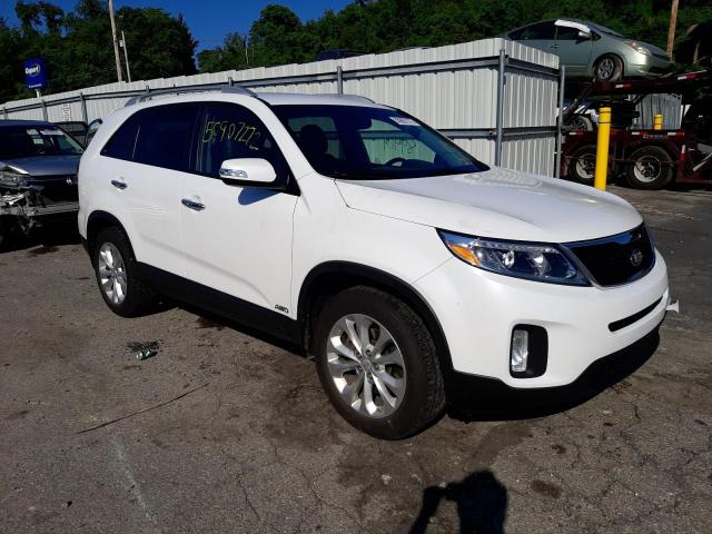 KIA SORENTO EX 2014 with VIN 5XYKUDA75EG463107 - Photo from auction