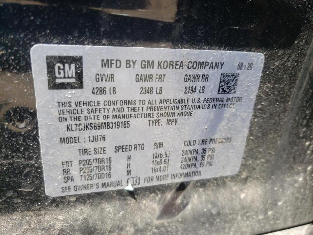 Photo 10 from auction – 2021 CHEVROLET TRAX LS with VIN KL7CJKSB9MB319165