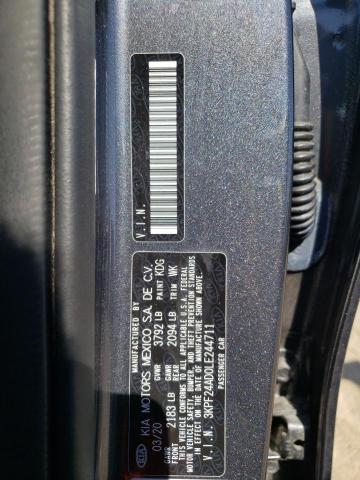Photo 10 from auction – 2020 KIA FORTE FE with VIN 3KPF24AD0LE244711