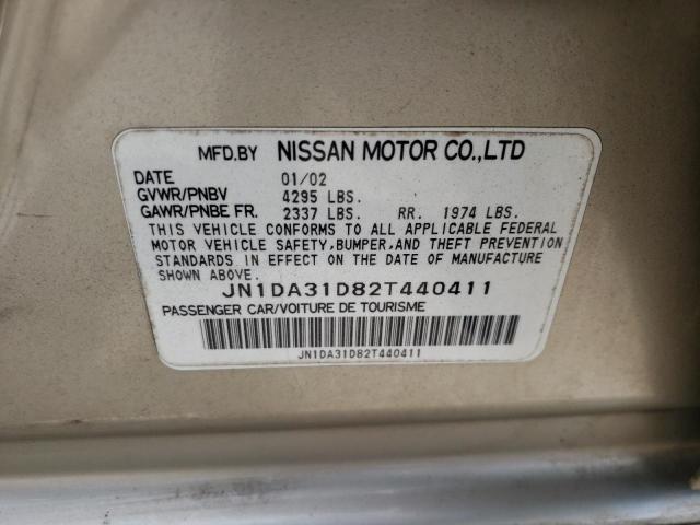 Photo 10 from auction – 2002 NISSAN MAXIMA GLE with VIN JN1DA31D82T440411