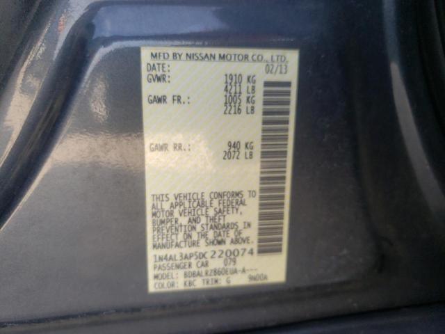 Photo 10 from auction – 2013 NISSAN ALTIMA with VIN 1N4AL3AP5DC220074