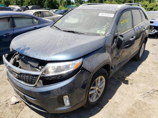 Photo 2 from auction – 2014 KIA SORENTO LX with VIN 5XYKTDA79EG549250