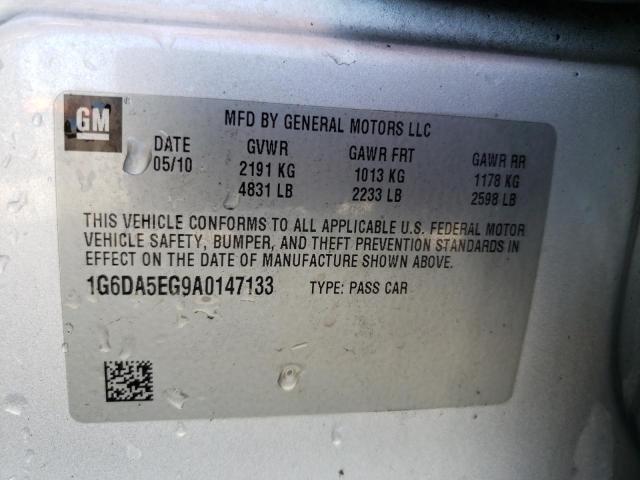 Photo 10 from auction – 2010 CADILLAC CTS with VIN 1G6DA5EG9A0147133