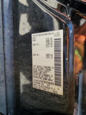 Photo 10 from auction – 2009 NISSAN MAXIMA S with VIN 1N4AA51E49C843869