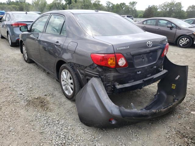 Photo 3 from auction – 2009 TOYOTA COROLLA BA with VIN JTDBL40E89J042801