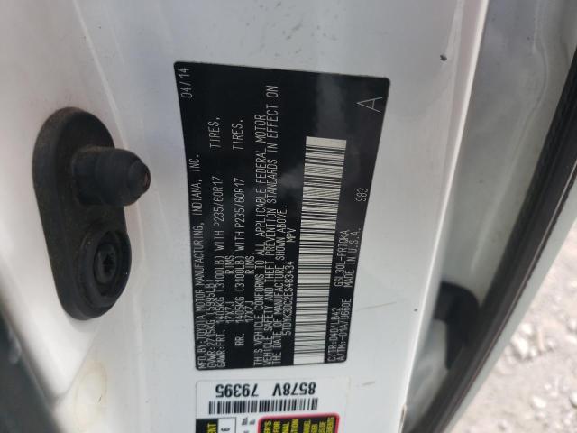 Photo 10 from auction – 2014 TOYOTA SIENNA XLE with VIN 5TDYK3DC2ES483434