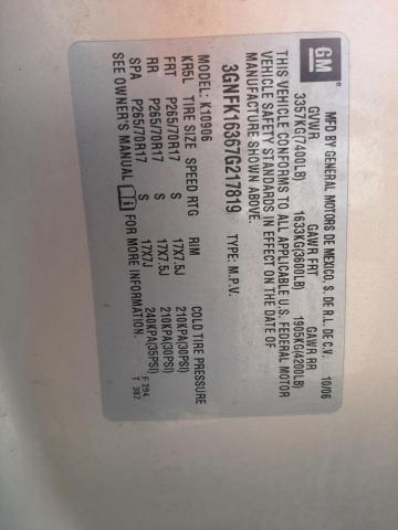 Photo 10 from auction – 2007 CHEVROLET SUBURBAN K with VIN 3GNFK16367G217819