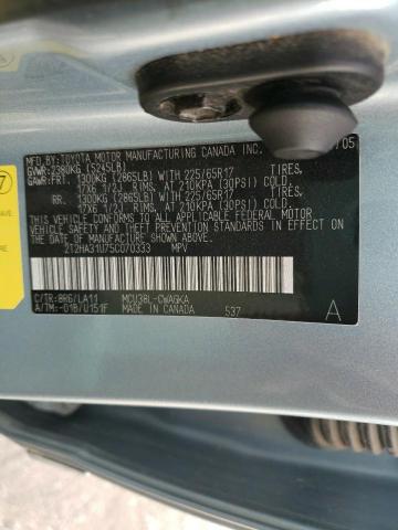 Photo 10 from auction – 2005 LEXUS RX 330 with VIN 2T2HA31U75C070333