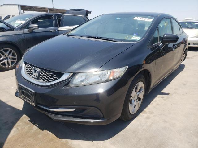 Photo 2 from auction – 2015 HONDA CIVIC LX with VIN 19XFB2F5XFE043389